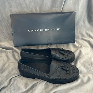 Giorgio Brutini Leather Slip on Loafers